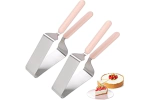 Foyucool Taglia Torta 2 Pezzi, Taglia Pane e Dolci con Doppia Impugnatura, Design Integrato per Tagliare e Servire Facilmente, Accessorio Ideale per Cucina e Pasticceria