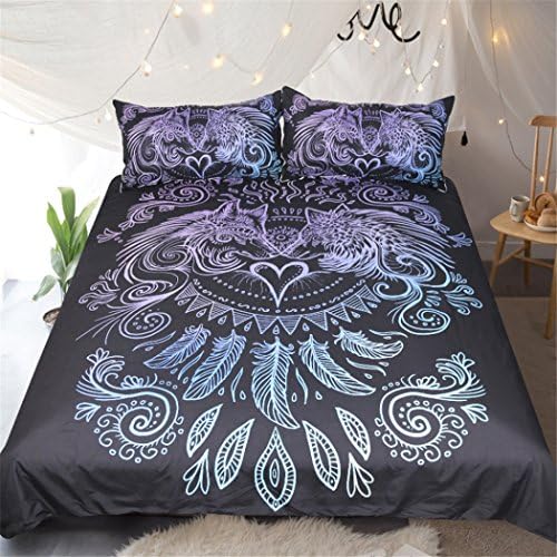Duvet Cover Sets Home Textile Bedding Animals 3d Print Quilt Cover, Breathable Allergy-Resistant (3pcs) Personalized Fashion Series,Queen228cmx228cm