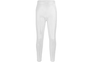 NewL Enfants Filles Pantalon de Danse Gymnastique Shiny Metallic Dance Leggings Skinny for Performances Costume