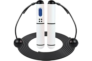 HUMBGO Smart Skipping Rope with Counter, Adjustable Jump Ropes for Fitness, Skip Rope with,Workout Equipment for Women Men Adult Kids,Burn Calories,Boxing Jumping Rope,Gym,MMA
