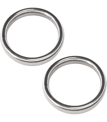 Edelstahl O-Ringe 80mm - 3er Set Aus 201er Edelstahl Poliert