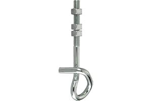 Connex DY270532 Crochet de balançoire de sécurité galvanisé M12 x 250 mm