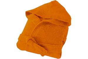 F4D Dressing Gown 100% Cotton 500 Gsm Terry Towelling Robe, Hooded Bath Robes for Men soft Luxury Dressing Gowns for Women UK_Silver_Small/Medium Mens Hoodies & Ladies Dressing Gowns