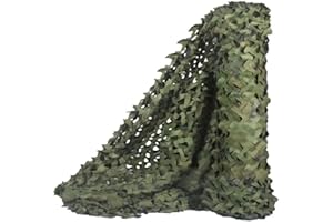 HHH HUNTING Garden Mile 4 x 1.5m Camo Netting Outdoor Camouflage Net for Camping Shooting Hunting Outdoor Hiding Play Hide Heavy Duty Army Camo Netting Covers Outdoor Sunscreen Nets Decoration Sunshade