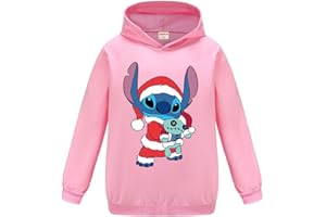OAIXIUR Girls Blue Cat Hoodies Fashion Cartoon Sweatshirt for Kids
