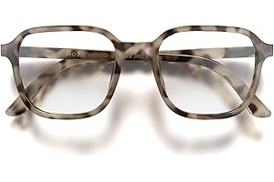 LONDON MOLE® Hollywood gafas bloqueadoras de luz azul | Bloqueadores azules de forma cuadrada | Anti vista cansada para pantallas | Hombre y mujer Unisex | Bisagras de resorte