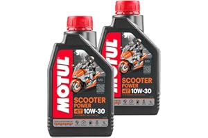 TUDETIC - Kit 2X Aceite Scooter Power 4T 10W30 MB 1L KT-2