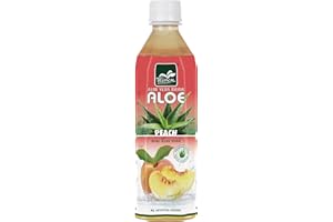 Tropical Aloe Vera Drink Peach, erfrischendes Getränk mit echter Aloe Vera, mit Pfand DPG, 1 x 500 ml