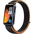 HUAWEI Band 8 Smart Watch, Ultra-thin Design, Scientific Sleeping Tracking, 2-week battery life, Compatible with Android & iOS, 24/7 Health Management, Vibrant orange