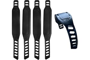 AIPWEYT STORE Sangle De Pied Sangles Plastique Dorteil De Vélo,Sangles de Pédales de Vélo d'Appartement, Sangles de Pédale de Vélo, Sangles de PéDale, pour Vélo d'Appartement Vélo Cycle Maison ou Gym,2 Paires