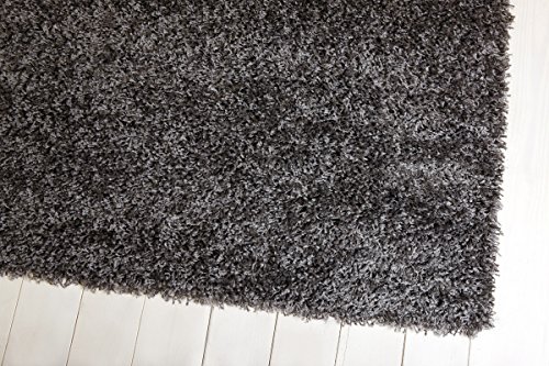 Shaggy Hochflor Langflor Teppich Trend von TaraCarpet dunkel grau 080×150 cm - 2
