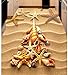 Produktbild Lxsart Bodenaufkleber Benutzerdefinierte Foto Boden 3D Tapete 3D Boden Moderne Kunst Strand Muschel Toilette Badezimmer 3D Bodenbelag Selbstklebende PVC Tapete-350cmx245cm