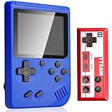 Tanouve Consola Retro, Videoconsolas Consola de Juegos Portátil con 400 Juegos Clásicos Pantalla LCD 3 Pulgadas Soporte Conec
