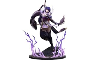 LICHOO Genshin Impact - Figura de acción de anime Raiden Shogun de 26 cm, modelo coleccionable, estatua, juguetes, figuras de PVC, adornos de escritorio, regalos festivos