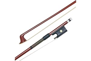 P & H BOWS P&H Fibreglass Violin Bow 4/4, Lightweight Durable Bow Made with Natural White Horsehair, Great for Violin Students, Beginners and Teachers,1526A-U