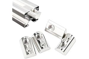 Hexizexi 60 Stück Nutensteine M5 mit Kugel Nut 6 20-Serie M5 Nutensteine Kohlenstoffstahl Gleitmutter mit Federkugel für Alu Profil 3D Drucker CNC Europäische Normen