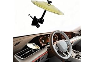 GREATRICH Mini Cymbale pour Voiture, Cymbale de Voiture Crash, Cymbales Doigt pour Grille de Ventilation Auto, Décoration Musicale pour Tous Types de Véhicules, Doré