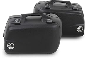 ‎HEPCO&BECKER HEPCO&BECKER H&B Motorradkoffer Seitenkofferpaar Junior II 40 74 Liter, Unisex, Tourer, Ganzjährig, Kunststoff, schwarz