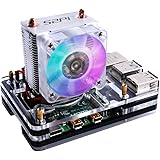 GeeekPi Raspberry Pi 4 Case with ICE Tower Cooler CPU Cooling Fan,Raspberry Pi 4 Case with Fan Raspberry Pi Heatsink Raspberr