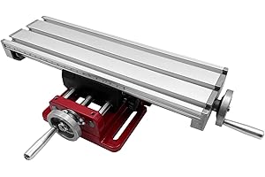 PAULIMOT Kreuztisch aus Aluminium 310 x 90 mm mit Rundsäulenführung