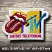 Produktbild LipaLipaNa MTV Music Hiphop Pop Rock Aufnäher Besticktes Patch zum Aufbügeln Applique Souvenir Zubehör
