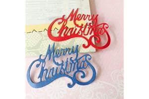 GOWXS Merry Christmas Cutting Dies for Card Making，Merry Christmas Cutting Dies Cut Stencils for DIY Scrapbooking Photo Album Decorative Embossing Paper Dies for Card Making Templated+Cute Brooch Pin