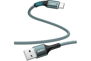 JMROY Type C charger fast charging,usb c cable 1M 3A fast charge cable Braided usb c charger cable for Samsung Galaxy S22 S21 S20 S10 S9 S8 Plus Note 10 9 8, Huawei P10 P9, Pixel, Sony Xperia XZ, LG