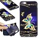 Produktbild iPhone Hüllen, Hozor Dünne Weiche TPU Silikon Handyhülle Schutztasche Back Cover Gemalt Geprägt Muster Schutzhülle Etui Für Apple iPhone 6 Plus / 6S Plus, 5.5 Zoll - Diamant-Schmetterling
