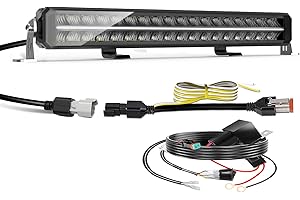 ‎CO LIGHT CO LIGHT 21 Zoll Lightbar Auto 120W 24000LM led lichtbalken 12V 24V IP68, 56cm LED Doppelreihen Zusatzscheinwerfer für Offroad, LKW, Buggy, Traktor, und andere Fahrzeuge