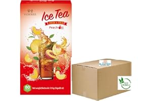 Vonbee Peach Ice Tea Sachets, 80 x 14g Boxed Slamtech