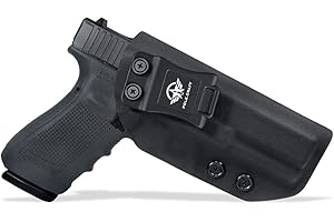 POLE.CRAFT Glock 21 Kabura IWB Kydex Kabura Dopasowane: Glock 21 / Glock 20 (Gen 3 4 5) Pistolet - Wewnątrz pasa Ukryte Carry - Adj. Trzymaj pochylony - przycisk-Mag Okładka, brak zużycia, brak drgań