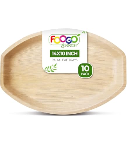 Teevo Palm Leaf Bowls X 25, Disposable Bowls For Parties, Strong 5