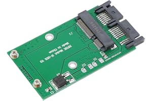 ASHATA Converter Card MSATA Card to 1.8 Inch Micro SATA Adapter Card 3.3 Volt Mini PCI-e SSD Converter Card