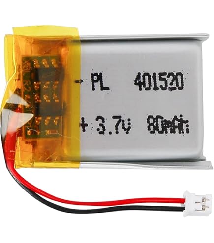 Batterie LiPo 3.7V 380mAh Pour Drone Hubsan X4, Syma X11, HS170 - Rechargeable, Dimensions 38x20x7.5mm