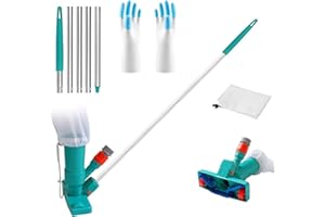 Sunshine smile Pool Bodensauger,Poolsauger Schwimmbad,Pool-Staubsauger,Poolreinigungsset,Pool Staubsauger,Pool Staubsauger Kit,Tragbarer Pool Staubsauger,Vakuumkopf