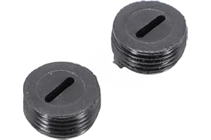 REACHMALL Lot de 2 capuchons en plastique noir pour balais de carbone pour scie électromécanique 13 14 15 16 18 20 22 mm (13 mm)