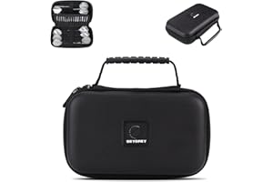 Seydrey Portefeuille À Fléchettes pour 6 pcs Flechette Pointe Plastique, Portefeuille pour 6 pcs Fléchettes Pointe Acier Fléchettes Et Accessoires, Pointes, Axes Et Volants