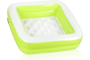 com-four® pataugeoire - pataugeoire Gonflable à Fond Mou pour Les Petits Enfants de 1 à 3 Ans - pataugeoire pour Balcon, terrasse et Jardin