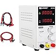 DC Power Supply Variable,0-30V /0-10A,（precision 00.01V，00.01A）4-Digital LED Display Adjustable Switching Regulated Power Sup
