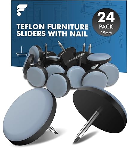 Adsamm® / 16 X Metal Slider With Nails/silver/ 18 Mm/round, Metal