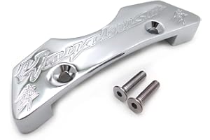 HASkulle Motorcycle Gas Tank Pads Center Cover Accessories for Suzuki Hayabusa Gsx1300R 1997-2019 Chrome, Silver