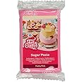 FunCakes Sugar Paste Pretty Pink, Easy to Use, Smooth, Flexible, Soft and Pliable, Perfect for Cake Decorating, Halal, Kosher and Gluten Free, 250 g