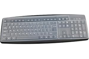 HAOBIN Tastatur Abdeckungen Computer Tastaturschutz Silikon Keyboard Abdeckung Universal Tastaturabdeckung schutzhülle Tastatur pc,UltradüNne SchutzhüLle,Wasserdicht Und Staubdicht,1 StüCk