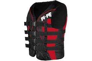 PI-PE Schwimmweste für Wassersport - größenverstellbar ideal für Männer Frauen und Kinder