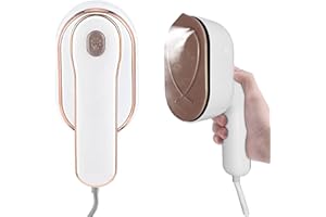 ZStarlite Fer à Repasser Vapeur,Défroisseur Vapeur,Portable de 1000W à Chauffage Rapide 20s,Défroisseur vapeur portatif, Réservoir dEau 100 ML,Voyage Vapeur Steamer pour La Maison/les Voyages-Blanc