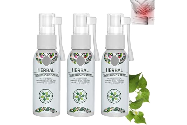 Hemocare Herbal Hemorrhoids Spray,Natural Hemorrhoids Spray,Hemorrhoids Spray,Soothes Swelling Hemorrhoids Spray,Fast Relief of Hemorrhoids and Anal Fissures,for Soothing External Hemorrhoids Calms
