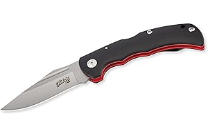 Herbertz Scyzoryk, AISI 420, stal nierdzewna, Back Lock, przegródki na zeszyt G10, klips kieszonkowy, oczko na pasek, ostry nóż składany i nóż outdoorowy na kemping, wędrówki lub polowanie