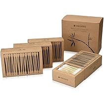 Cotton Fioc Biodegradabili In Bambù - 600 Bastoncini, Zero Plastica, Vegani - Foto 12