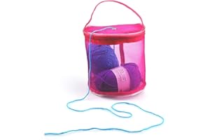 Ogquaton Kleine Strickgarn-Aufbewahrungstasche Tragbarer Wollhalter Aufbewahrungskorb Klein Umweltfreundlich und praktisch