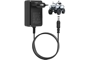 QAUM Caricatore 6V per Bambini Guida Elettrica con Aut, 6V Caricabatterie per Guida Elettrica con Auto su Giocattoli Moto SUV ATV Quad Elettrica Bambini Elettrico Bici Elettrico Ride On Accessor